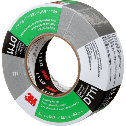 DT11 Heavy-Duty Duct Tape, 11 mils, Silver, 48 mm (2") x 55 m (180') Distribution Élite MP