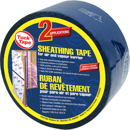 Ruban de rev&ecirc;tement pour entrepreneurs, 60 mm (2-3/8") x 0,0 m (0,0'), Bleu Distribution Élite MP