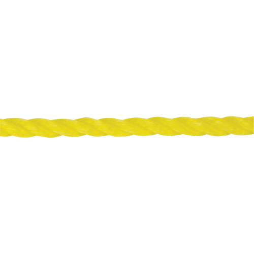 1/4" Braided Yellow Rope, Polypropylene, 1300' Distribution Élite MP