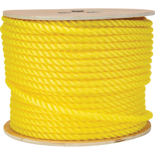 Corde jaune tress&eacute;e 1/2", Polypropyl&egrave;ne, 335' Distribution Élite MP