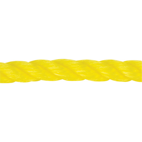 Corde jaune tress&eacute;e 1/2", Polypropyl&egrave;ne, 335' Distribution Élite MP