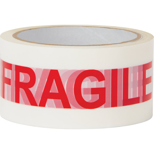 Ruban d'emballage Fragile, Adh&eacute;sif Thermofusible, 2 mils, 48 mm (2") x 100 m (328') Distribution Élite MP
