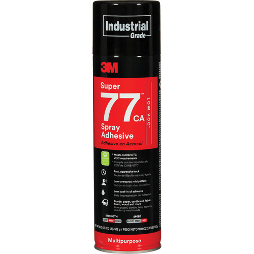 Adh&eacute;sif en a&eacute;rosol tout usage Super 77, Canette a&eacute;rosol Distribution Élite MP
