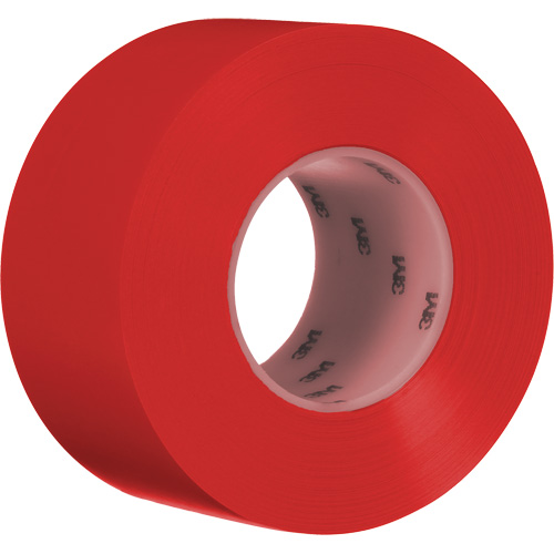 Ruban de marquage de planchers durable 971, 3" x 108', Vinyle, Rouge Distribution Élite MP