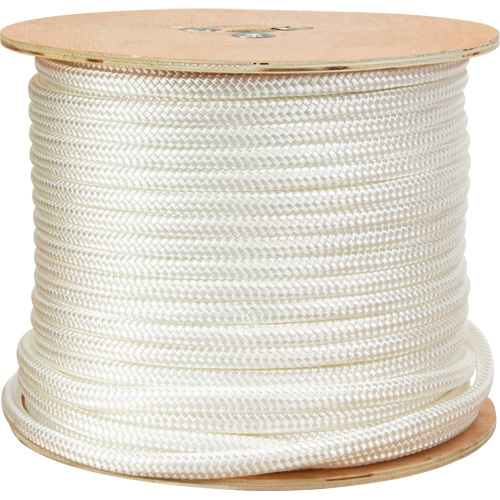 Corde blanche tress&eacute;e, Nylon, 250' Distribution Élite MP