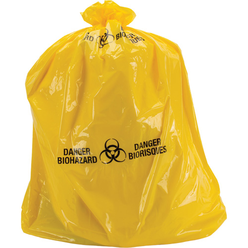 Sacs &agrave; d&eacute;chets, Biorisque, 38" lo x 30" la, 2 mils Distribution Élite MP