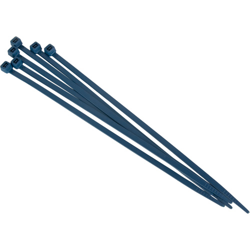 Metal Detectable Cable Ties, 8" L, 120 lbs. Tensile Strength Distribution Élite MP