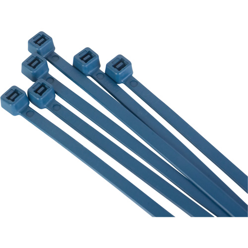 Metal Detectable Cable Ties, 8" L, 120 lbs. Tensile Strength Distribution Élite MP