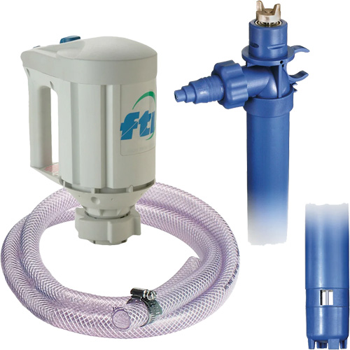 Trousse de pompe pour baril PFM-40 avec moteur M3V, Polypropyl&egrave;ne/PVDF/Acier inoxydable Distribution Élite MP