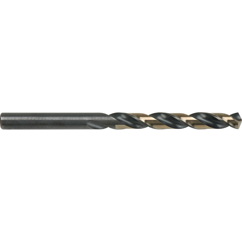 Two-Tone Jobber Drill Bit, High Speed Steel, A, 3-7/8" L, 2-5/8" Flute, 135° Point Angle Distribution Élite MP