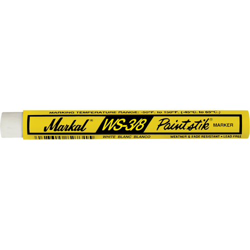 WS-3/8 Paintstik&reg; Paint Marker, Solid Stick, White Distribution Élite MP