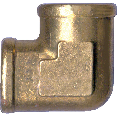 Raccord de tuyau forg&eacute; en coude 90°, FPT, Laiton, 1/2" Distribution Élite MP