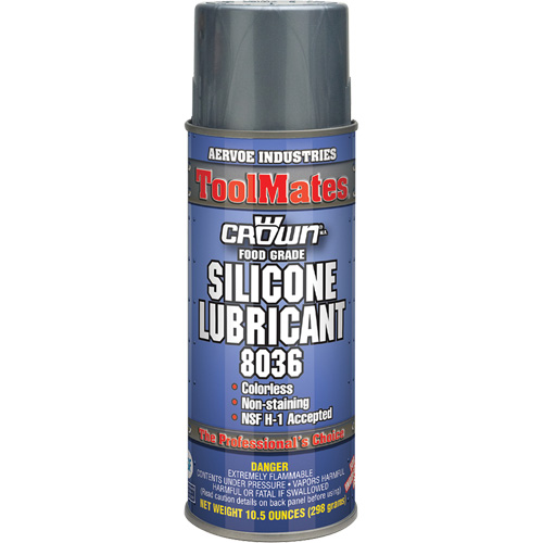 Lubrifiant &agrave; la silicone de cat&eacute;gorie alimentaire, Canette a&eacute;rosol Distribution Élite MP