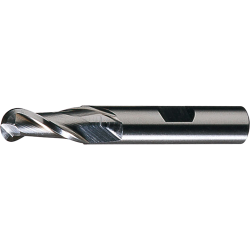 Centre Cutting Ball Nose Single End Finishers, 5/16" Dia., 2 Flutes, High Speed Steel Distribution Élite MP