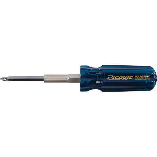 The Mariner Multibit Screwdriver, 6" L, Plastic Handle Distribution Élite MP