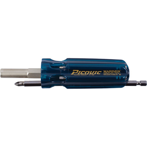 The Mariner Multibit Screwdriver, 6" L, Plastic Handle Distribution Élite MP
