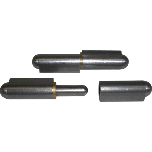 Charni&egrave;res &agrave; souder 2 pi&egrave;ces, 13/32" dia. x 2-3/8" lo, Acier inoxydable a/goupille fixe en acier inoxydable Distribution Élite MP
