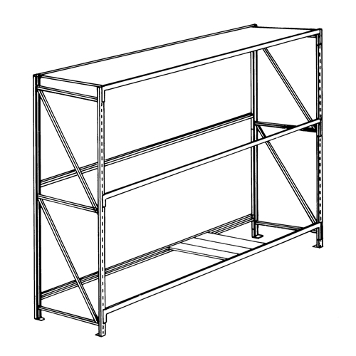 &eacute;tag&egrave;res Pronto - Panneaux de calibre 22, Acier galvanis&eacute;, 24" la x 6" p Distribution Élite MP