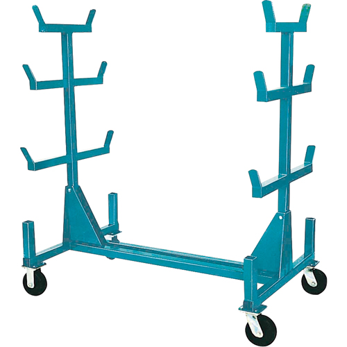 Supports mobiles pour tuyaux & barres, Acier, 34" la x 61" p x 58" h, Capacit&eacute; de 1000 lb Distribution Élite MP