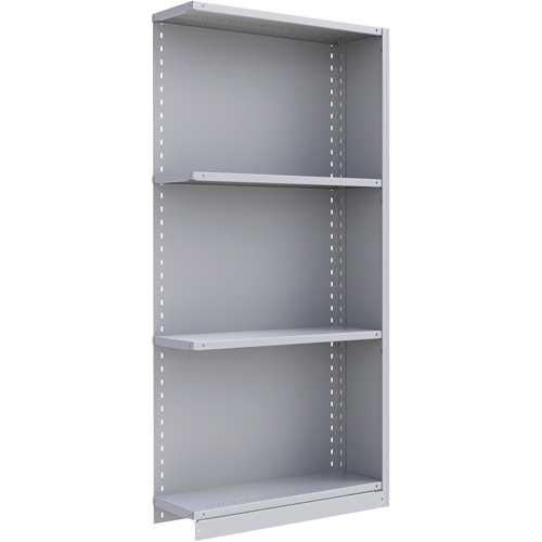 Interlok Shelving Unit, Steel, Boltless, Add-On, 36" W x 76" H x 18" D Distribution Élite MP