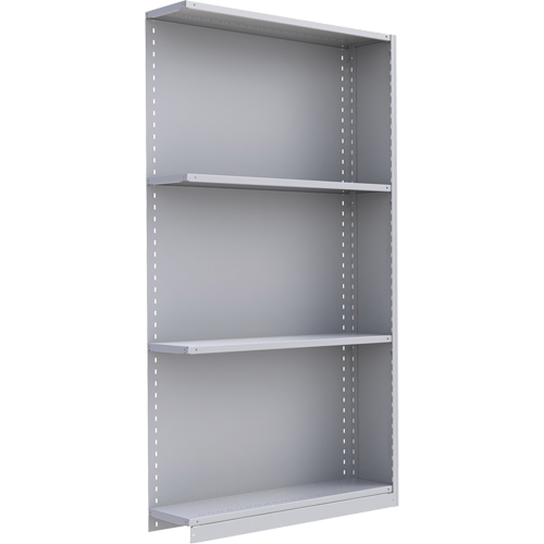 Interlok Shelving Unit, Steel, Boltless, 450 lbs. Capacity, 48" W x 88" H x 24" D Distribution Élite MP