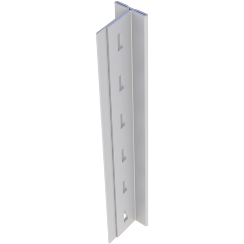 Montant en T pour rayonnage enclenchable Interlok, Acier, Hauteur 112" Distribution Élite MP