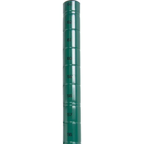 Heavy-Duty Green Epoxy Finish Wire Shelving Post Distribution Élite MP