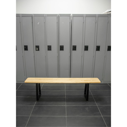 Locker Room Bench, Wood, 48" L x 9-1/2" W x 16-1/2" H Distribution Élite MP