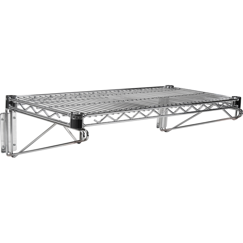 Ensemble d'&eacute;tag&egrave;re murale en treillis, Simple Support, 200 lb Capacit&eacute;, 14" p Distribution Élite MP