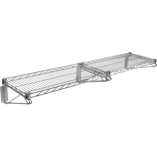 Ensemble d'&eacute;tag&egrave;re murale en treillis, Double Support, 200 lb Capacit&eacute;, 14" p Distribution Élite MP