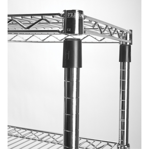 Chariots &agrave; pousser, Chrom&eacute;, 36" x 60" x 14", Capacit&eacute; 800 lb Distribution Élite MP