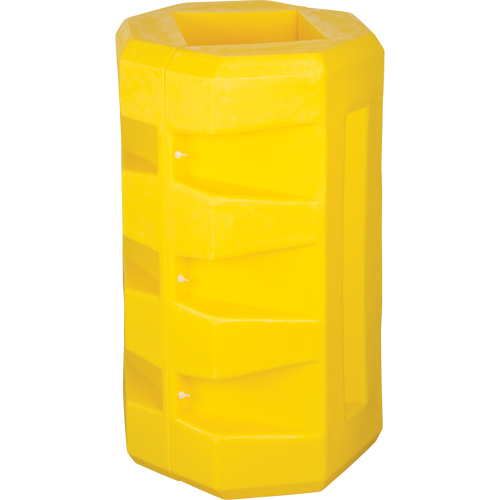 Column Protectors, 14" x 14" Inside Opening, 31" L x 31" W x 42" H, Yellow Distribution Élite MP