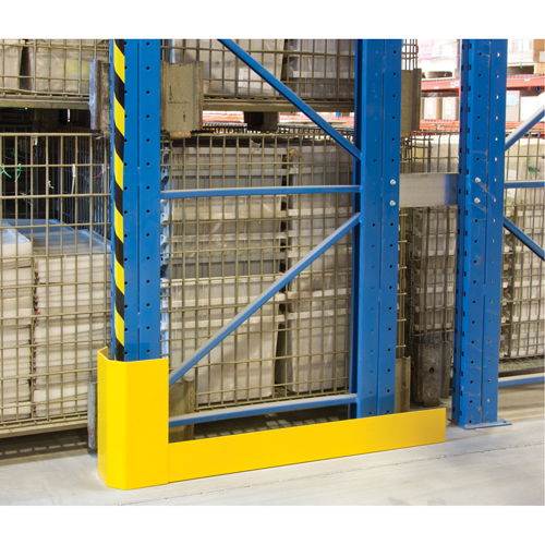 Racking Aisle Protectors, 3" W x 56" L x 16" H, Safety Yellow Distribution Élite MP