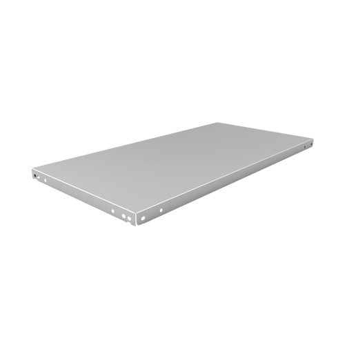 Slotted Angle Shelf, Galvanized Steel, 48" W x 18" D Distribution Élite MP