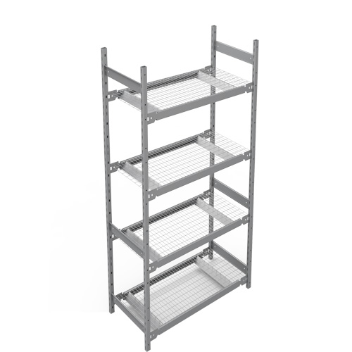 Wide Span Storage Shelving, Steel, Boltless, 1340 lbs. Capacity, 42" W x 84" H x 18" D Distribution Élite MP