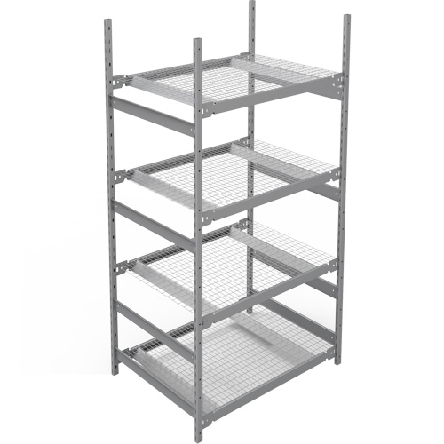 &eacute;tag&egrave;re de grande largeur, Sans boulons, Capacit&eacute; 1340 lb, 42" la x 84" h x 32" p Distribution Élite MP