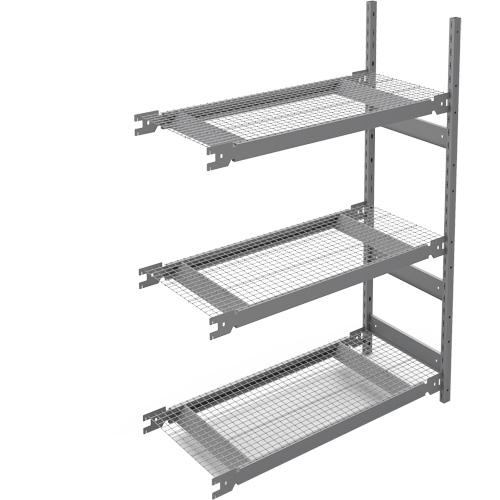 Wide Span Storage Shelving, Steel, Boltless, 1340 lbs. Capacity, 42" W x 60" H x 18" D Distribution Élite MP
