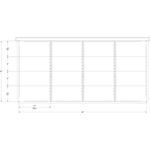 Cabinet d'entreposage &agrave; tiroirs int&eacute;gr&eacute; Interlok Distribution Élite MP