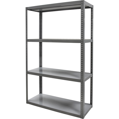 Heavy-Duty Shelving, Steel, Bolted, 3000 lbs. Capacity, 36" W x 72" H x 24" D Distribution Élite MP