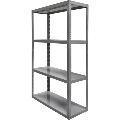 Heavy-Duty Shelving, Steel, Bolted, 3000 lbs. Capacity, 36" W x 72" H x 24" D Distribution Élite MP