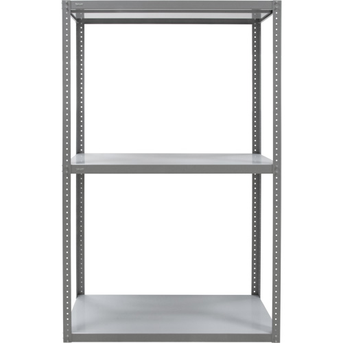 Heavy-Duty Shelving, Steel, Bolted, 3000 lbs. Capacity, 36" W x 72" H x 24" D Distribution Élite MP