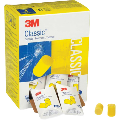 Bouchons d'oreilles E-A-R Classic, Paire - ensemble coussins Distribution Élite MP