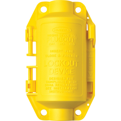Hubbell Plugout&reg; Lockout, Plug Type Distribution Élite MP