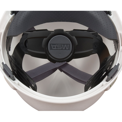 Casques de protection V-Gard - Suspensions Fas-Trac, R&eacute;pond aux normes CSA type 1, Suspension Rochet, Non ventil&eacute; Distribution Élite MP