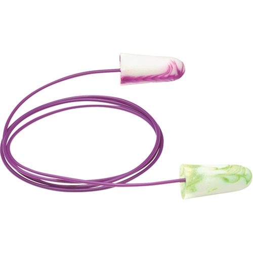 Bouchons d'oreilles en mousse SparkPlugs, Vrac - Boîte, Avec cordon Distribution Élite MP