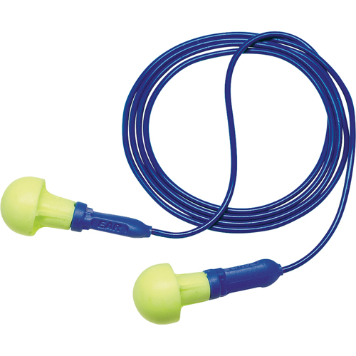 E-A-R Push-ins Metal Detectable Earplugs, Corded, One-Size, Bulk - Polybag, NRR 28 dB NRR dB Distribution Élite MP