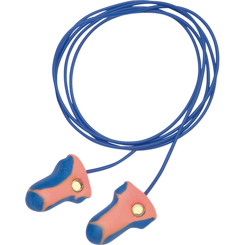 Bouchons d'oreilles d&eacute;tectables jetables Laser-Trak de Howard Leight, Paire - Sac en poly, Avec cordon Distribution Élite MP
