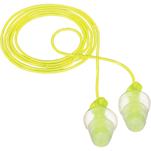 Bouchons d'oreilles r&eacute;utilisables &agrave; trois brides E-A-R, Avec cordon, Vrac - Sac en poly, 26 dB NRR, Taille unique Distribution Élite MP