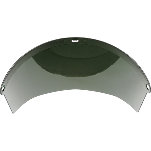 Molded Faceshield Window, Polycarbonate, Green Tint Distribution Élite MP
