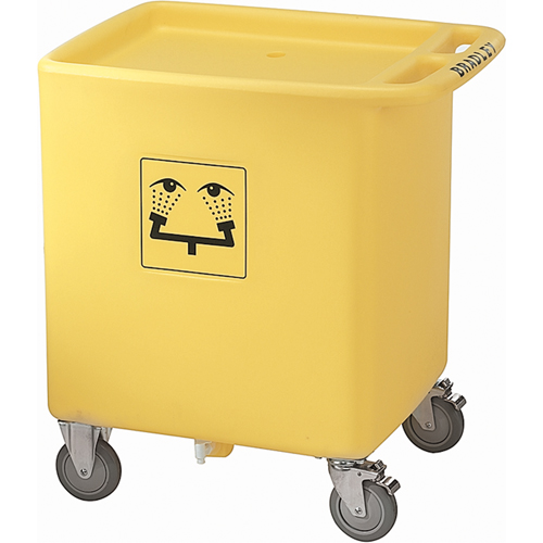 Chariot &agrave; d&eacute;chets pour douche douche oculaire On-Site Distribution Élite MP